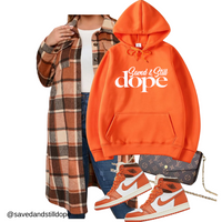 “Saved & Still Dope” Orange Crush Hoodie
