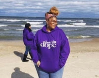 “Saved & Still Dope” Purple Hoodie